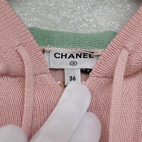 【広尾店】 極美品 シャネル CHANEL 24C カシミア ジップアップパーカー size36 【14778】 広尾店】 極美品 シャネル CHANEL 24C カシミア ジップアップパーカー