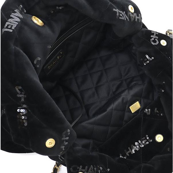 ◇【シャネル】ブラックベースに金糸映え！お襟周りがアクセントTOPS００A#38 トップハンドル ミニフラップバッグ ブラック/ゴールド金具 AS3982