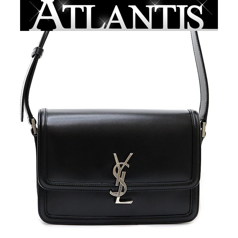 【広尾店】 サンローラン パリ SAINT LAURENT PARIS ソルフェリーノ ショルダーバッグ レザー 黒 S金具 【14795 ...