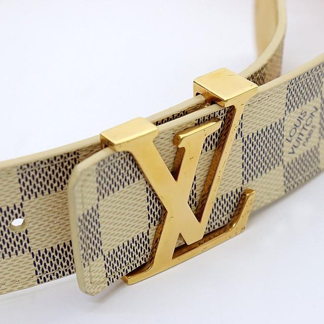 広尾店】ルイヴィトン Louis Vuitton サンチュール LV イニシャル