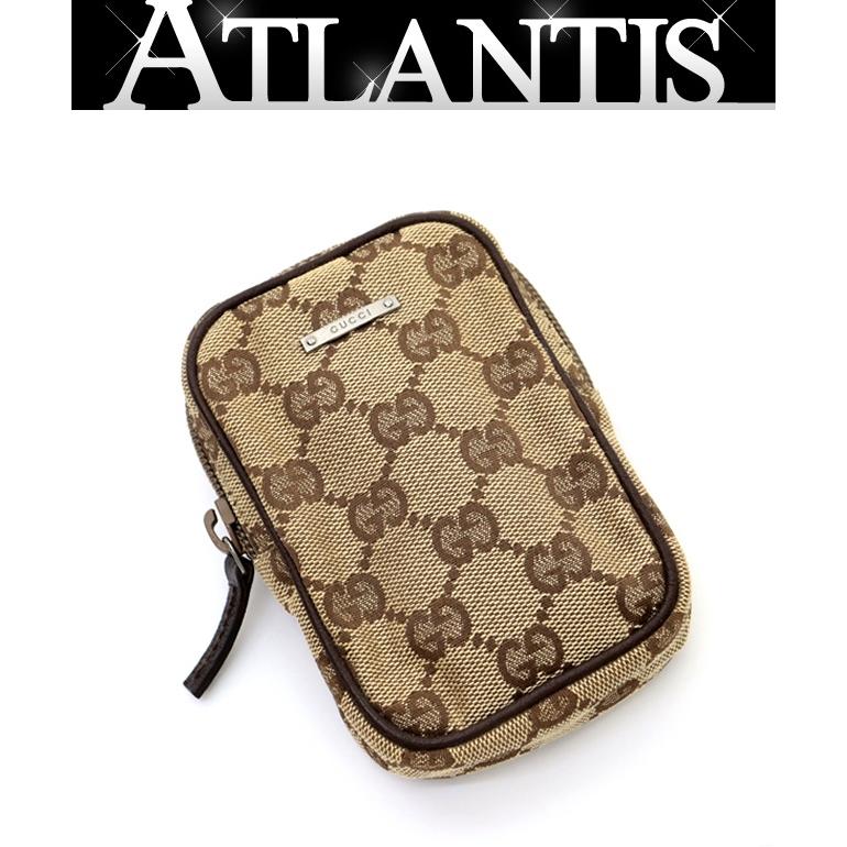 広尾店】グッチ GUCCI シガレットケース 小物入れ GG柄 【14875