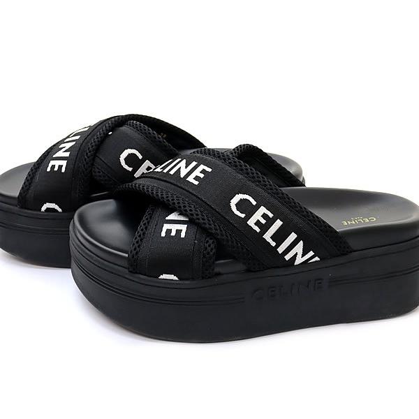 広尾店】美品 セリーヌ CELINE ブロックスライドサンダル size38 広尾店】美品 セリーヌ CELINE ブロックスライドサンダル size38