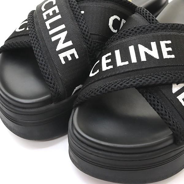 広尾店】美品 セリーヌ CELINE ブロックスライドサンダル size38 広尾店】美品 セリーヌ CELINE ブロックスライドサンダル size38