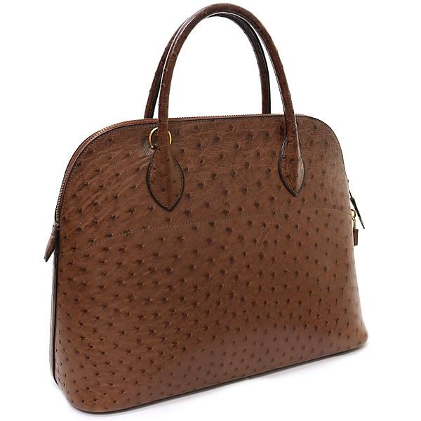 広尾店】エルメス HERMES ボリード35 2WAYバッグ オーストリッチ