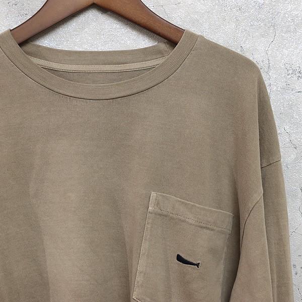 広尾店】ディセンダント DESCENDANT ロンT 長袖シャツ カーキ