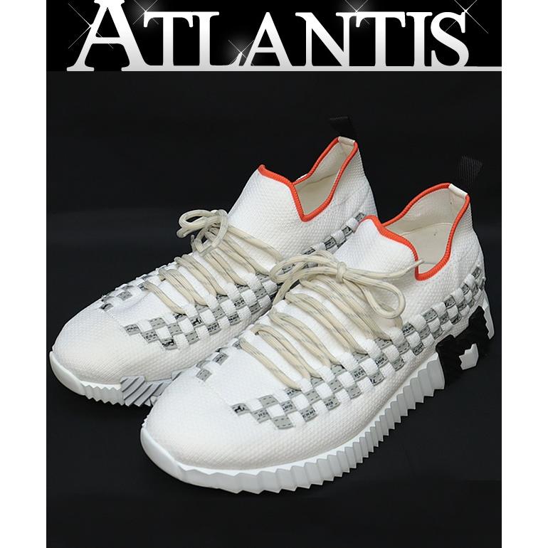 広尾店】 未使用 エルメス HERMES フレックス スニーカー 白 size39 