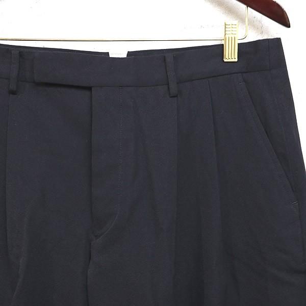 広尾店】 コモリ COMOLI ウールギャバ 2タックパンツ N03-03001 広尾店】 コモリ COMOLI ウールギャバ 2タックパンツ N03-03001