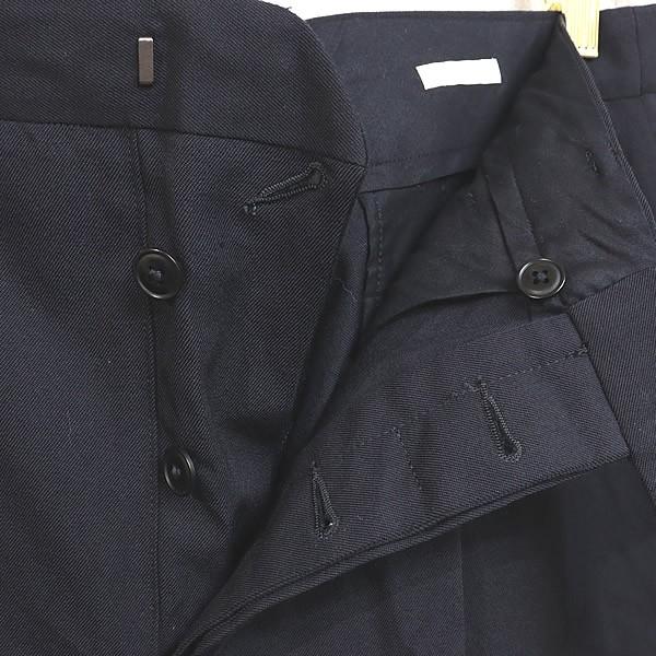広尾店】 コモリ COMOLI ウールギャバ 2タックパンツ N03-03001 広尾店】 コモリ COMOLI ウールギャバ 2タックパンツ N03-03001