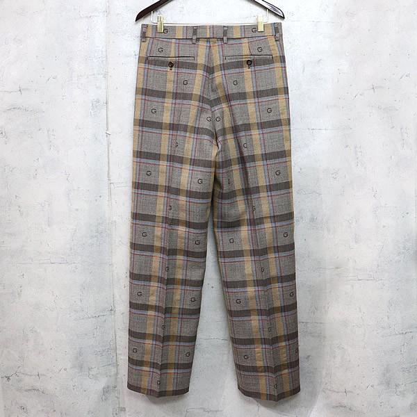 広尾店】未使用 グッチ GUCCI チェック柄 クロップドパンツ 675237
