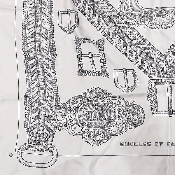 広尾店】美品 エルメス HERMES カレ90 BOUCLES ET GALONS DU 広尾店】美品 エルメス HERMES カレ90 BOUCLES ET GALONS DU