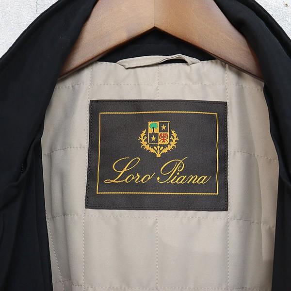 広尾店】美品 ロロピアーナ Loro Piana メンズ アウター 中綿コート 黒