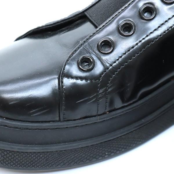 広尾店】美品 プラダ PRADA エナメル厚底スニーカー size35 1/2 1E7621 