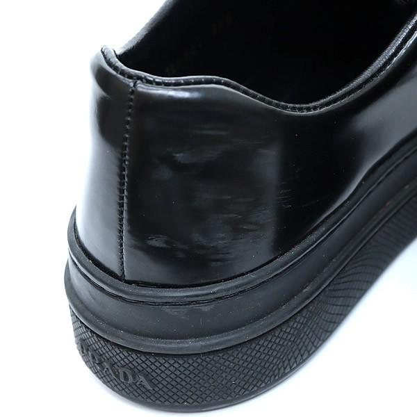 広尾店】美品 プラダ PRADA エナメル厚底スニーカー size35 1/2 1E7621 