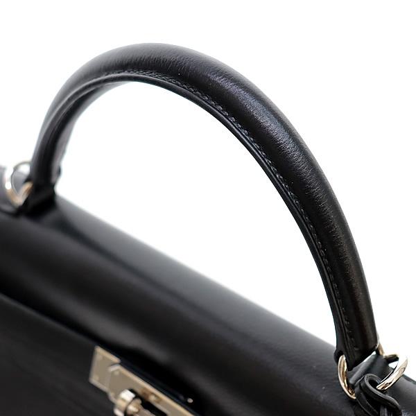 広尾店】エルメス HERMES ケリー32 エヴァーグレイン 黒 □J刻印 2006