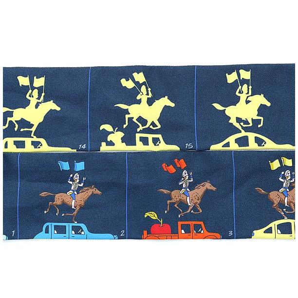 広尾店】エルメス HERMES ツイリー スカーフ Parade パラード ネイビー
