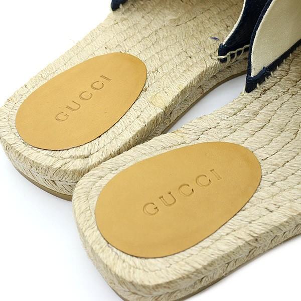 グッチ GUCCI サンダル エスパドリーユ シェリーライン 広尾店】極美品 グッチ GUCCI サンダル エスパドリーユ シェリー