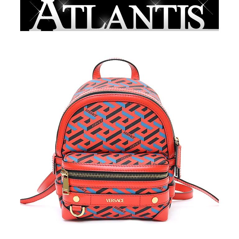 広尾店】 極美品 ヴェルサーチェ VERSACE ミニバックパック リュック  