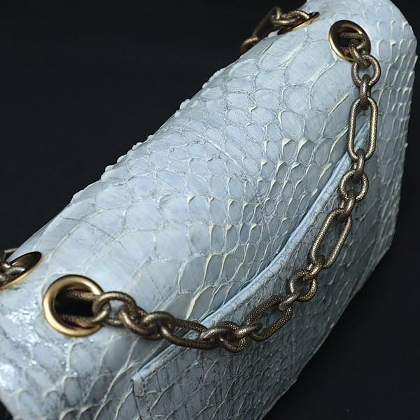 広尾店】シャネル CHANEL パールココ パイソン チェーンショルダー