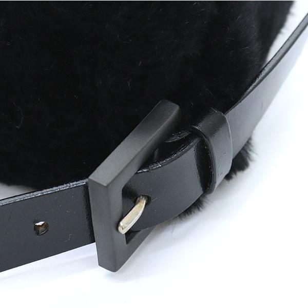 広尾店】フェンディ FENDI ファー マンマバケット 黒 【15174