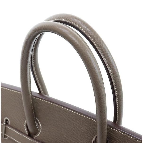 広尾店】エルメス HERMES バーキン35 エプソン エトゥープ □M刻印