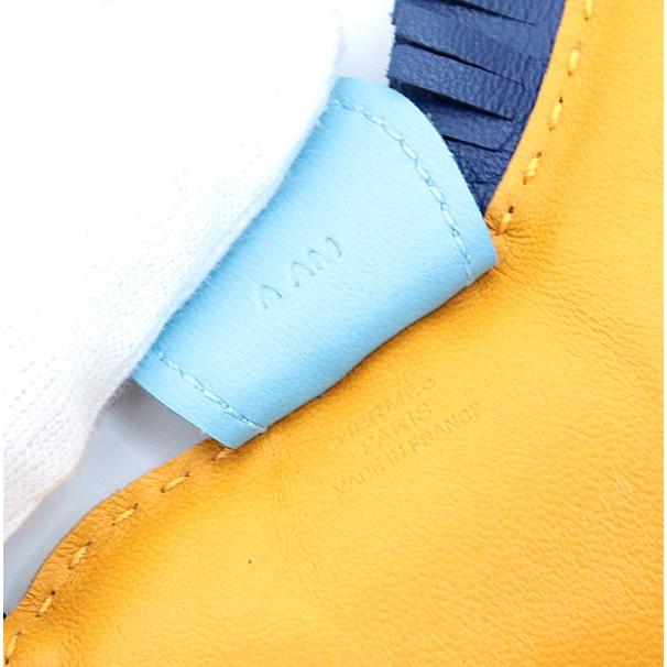 広尾店】美品 エルメス HERMES ロデオチャーム MM イエロー系 A刻印 