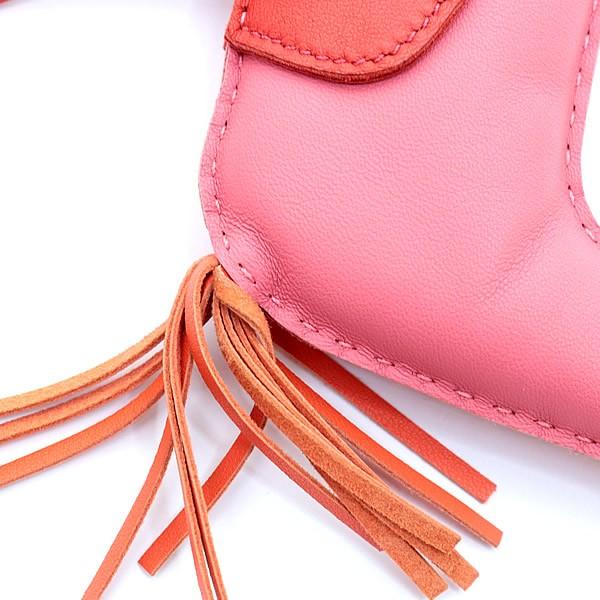 美品 エルメス HERMES ロデオチャームGM ピンク系 エルメスロデオGM 馬モチーフ ピンク系 ユニセックス チャーム HERMES