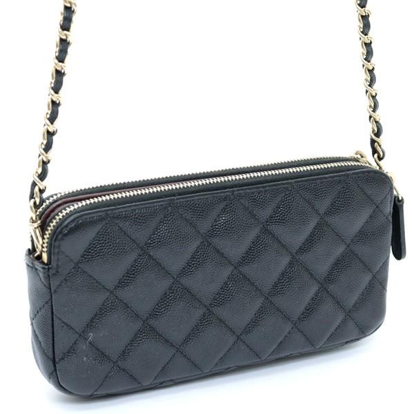 在庫処分大セール】シャネル CHANEL マトラッセ Wファスナー チェーン