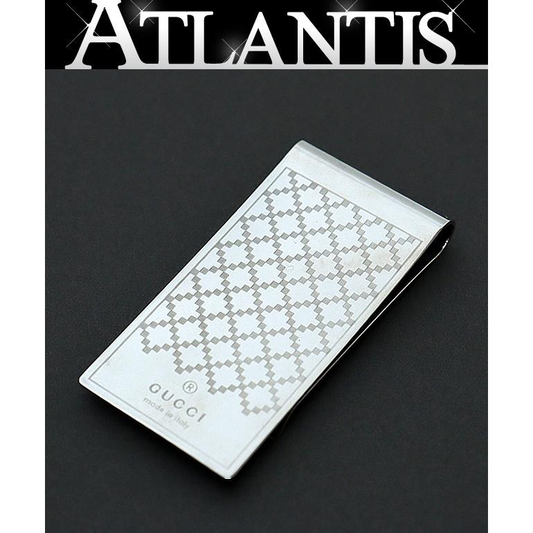 広尾店】美品 グッチ GUCCI マネークリップ ディアマンテ シルバー 