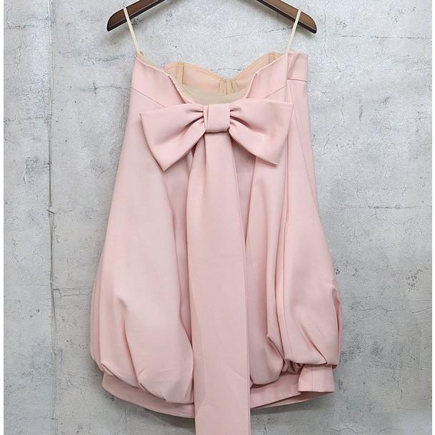 広尾店】 美品 ヴァレンティノ VALENTINO バックリボン バルーン