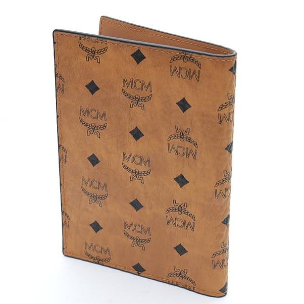 広尾店】 未使用 エムシーエム MCM 手帳カバー LOVE レザー キャメル  