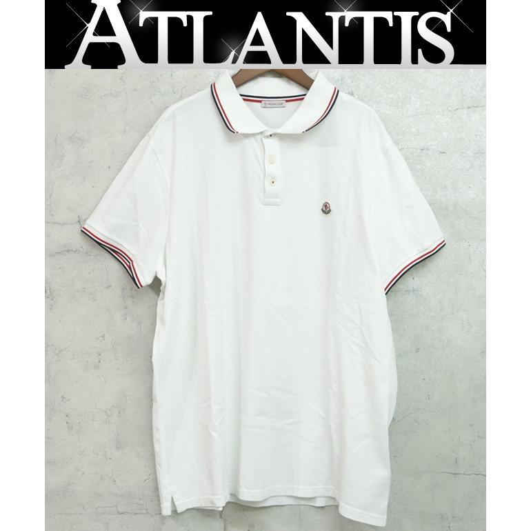 モンクレール　ポロシャツ　XXL MONCLER - モンクレール MONCLER ポロシャツ 半袖 XXL ホワイト