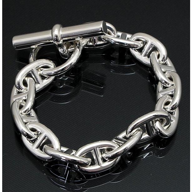 エルメス　ブレスレット 広尾店】未使用 エルメス HERMES シェーヌダンクルブレス MM 14コマ