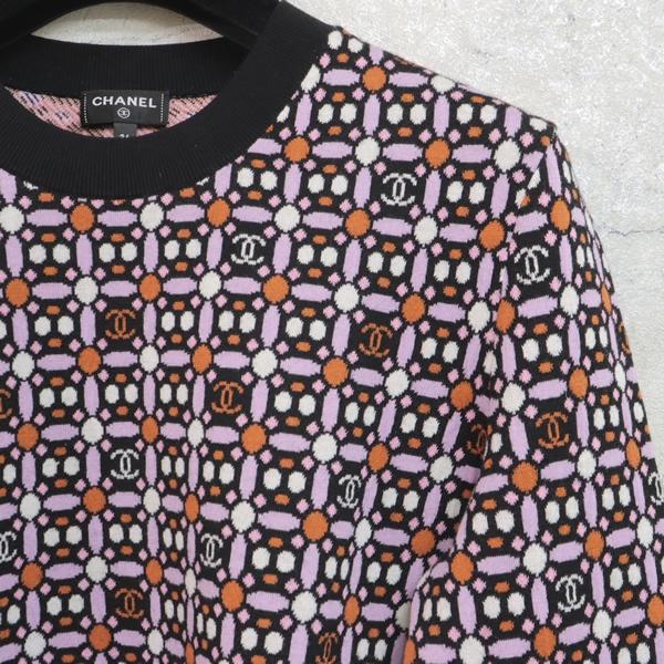 広尾店】極美品 シャネル CHANEL 23/24AW ココマーク ニット