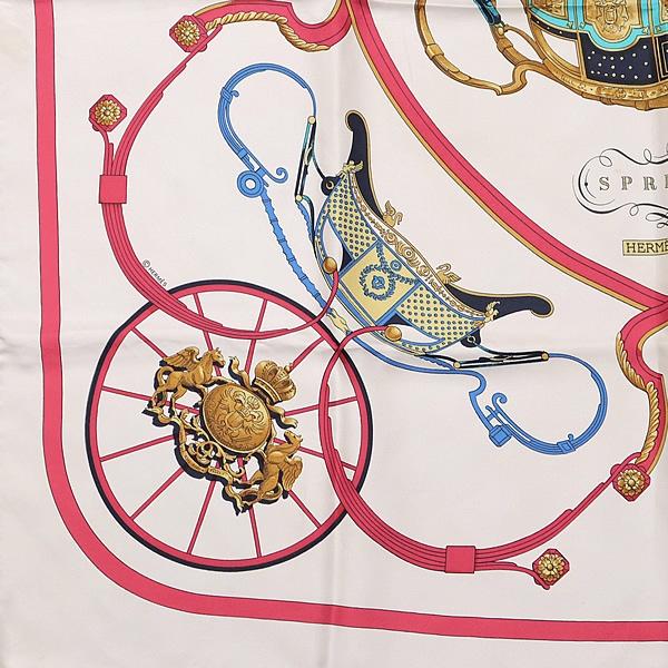 広尾店】エルメス HERMES カレ90 大判スカーフ SPRINGS スプリング