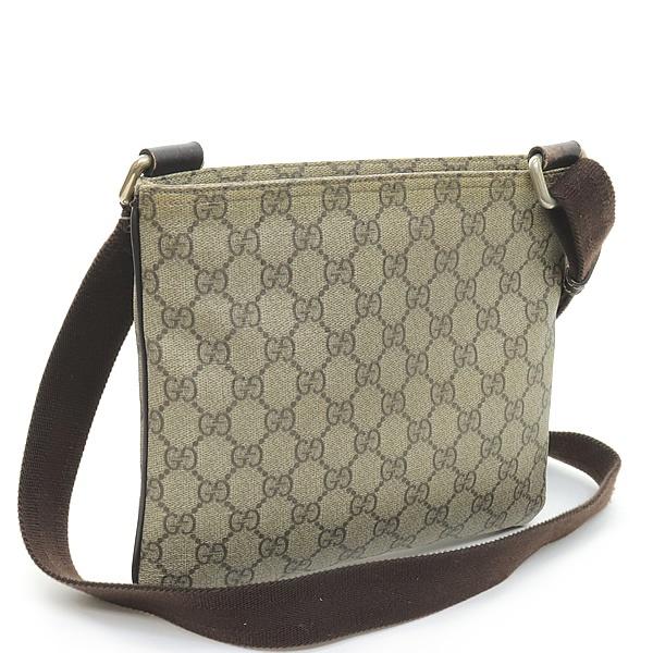 広尾店】グッチ GUCCI GGスプリーム ショルダーバッグ PVC ベージュ 