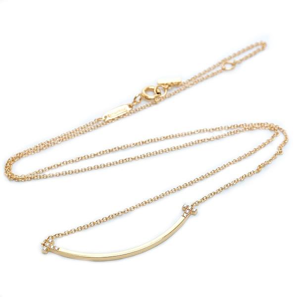 広尾店】美品 ティファニー TIFFANY&Co. Tスマイル ダイヤネックレス  