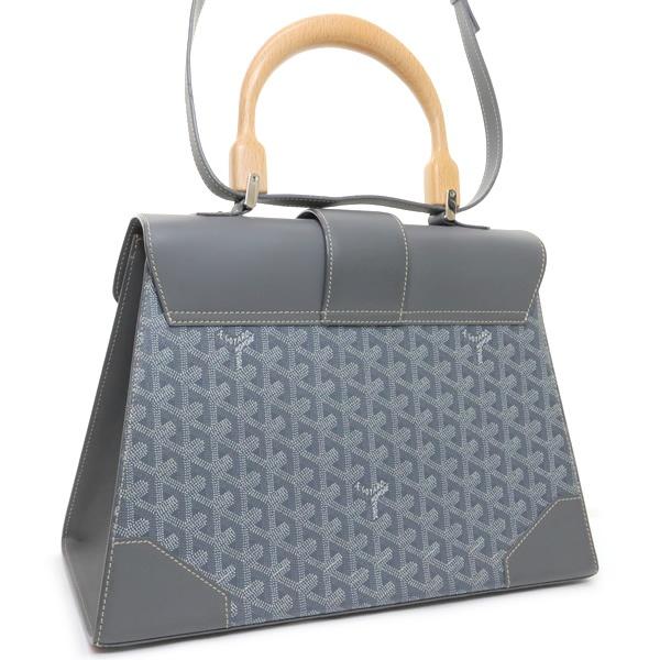 ゴヤール 広尾店】 ゴヤール GOYARD サイゴンGM 2WAYバッグ グレー ウッド