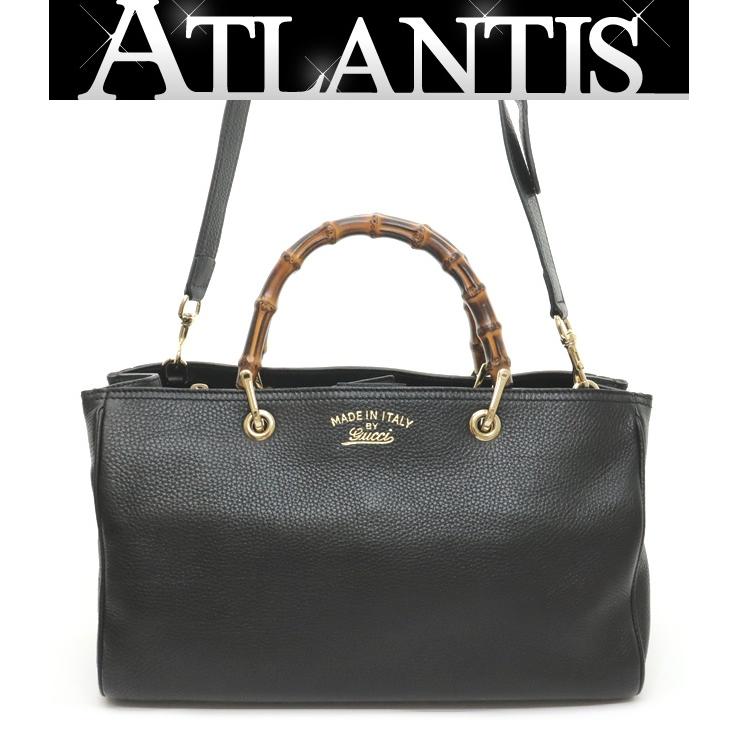 広尾店】美品 グッチ GUCCI バンブー ハンドバッグ 2WAYバッグ