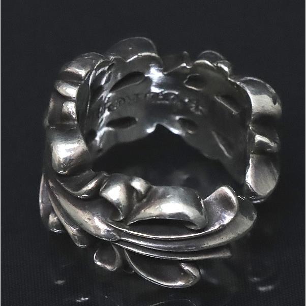 広尾店】クロムハーツ CHROME HEARTS ダブルフローラル クロス リング