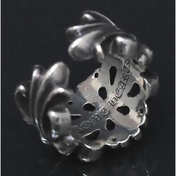 広尾店】クロムハーツ CHROME HEARTS ダブルフローラル クロス リング