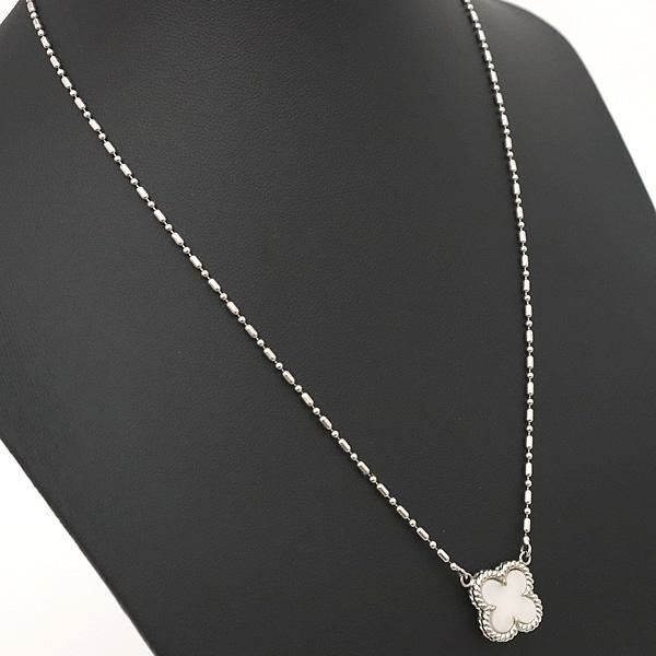 広尾店】 地金 ヴァンクリ風 シェル×ダイヤリバーシブル