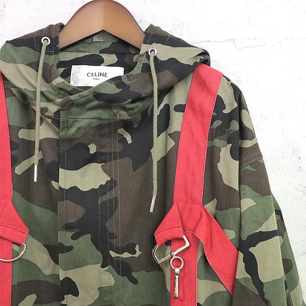 celine 23SS 迷彩 ハーネス モッズコート エディ セリーヌ 新宿店】 未使用 セリーヌ CELINE ハーネス モッズコート 23SS