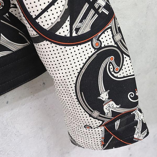 広尾店】 エルメス HERMES 切替しジャケット サイズ44 【16946