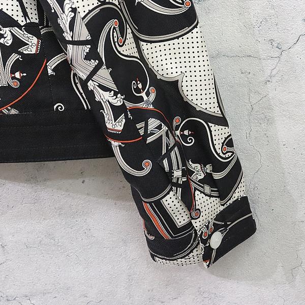 広尾店】 エルメス HERMES 切替しジャケット サイズ44 【16946