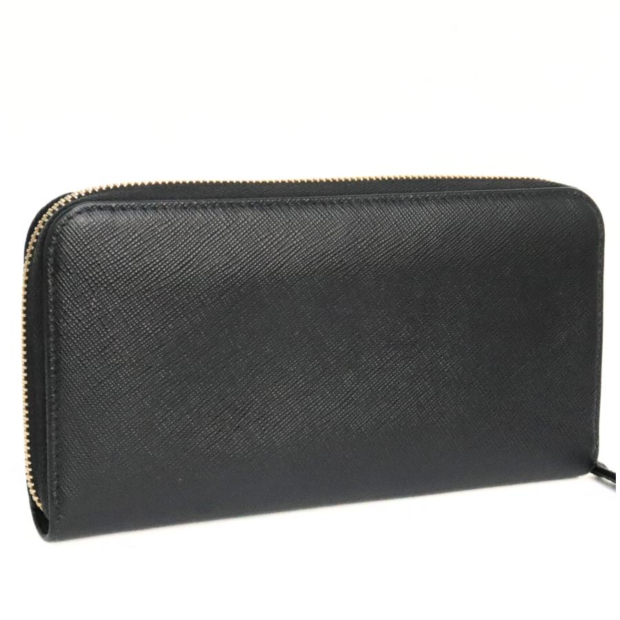 広尾店】プラダ PRADA ラウンドファスナー 長財布 サフィアーノレザー