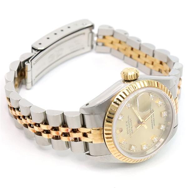 広尾店】 美品 ロレックス ROLEX デイトジャスト レディース腕時計 10P