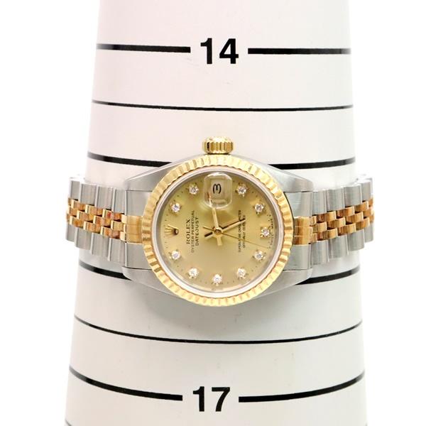 広尾店】 美品 ロレックス ROLEX デイトジャスト レディース腕時計 10P