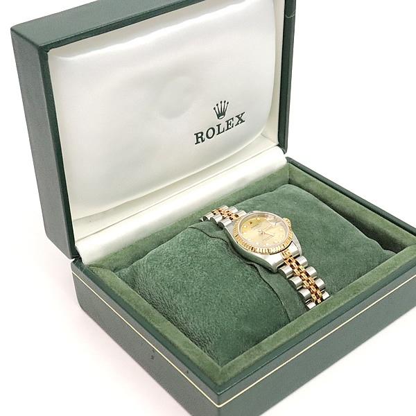 広尾店】 美品 ロレックス ROLEX デイトジャスト レディース腕時計 10P