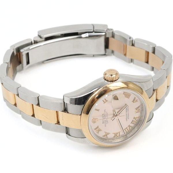 【広尾店】美品 ロレックス ROLEX デイジャスト レディース時計 SS×ピンクゴールド 179161 ランダム番 2017年 G付き【17324】 |  | 01