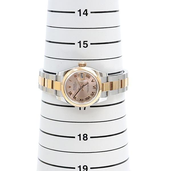 【広尾店】美品 ロレックス ROLEX デイジャスト レディース時計 SS×ピンクゴールド 179161 ランダム番 2017年 G付き【17324】 |  | 09